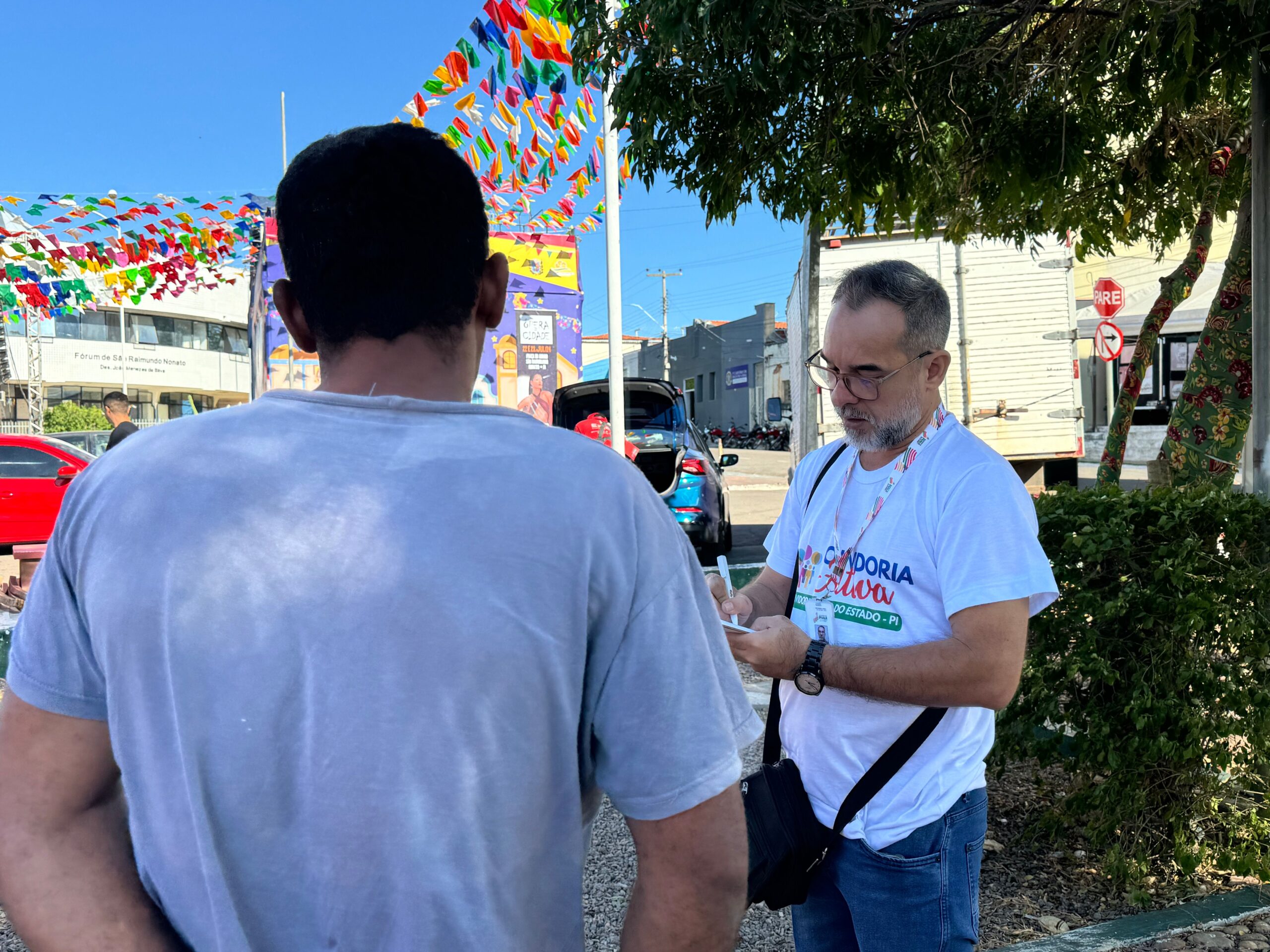 Ouvidoria-Geral do Piauí participa do Festival Ópera da Cidade com o Projeto Ouvidoria na Praça