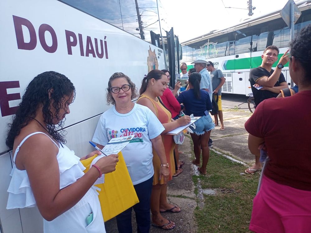 OGE-PI realiza atendimentos durante ação da Justiça Itinerante em Cajueiro da Praia