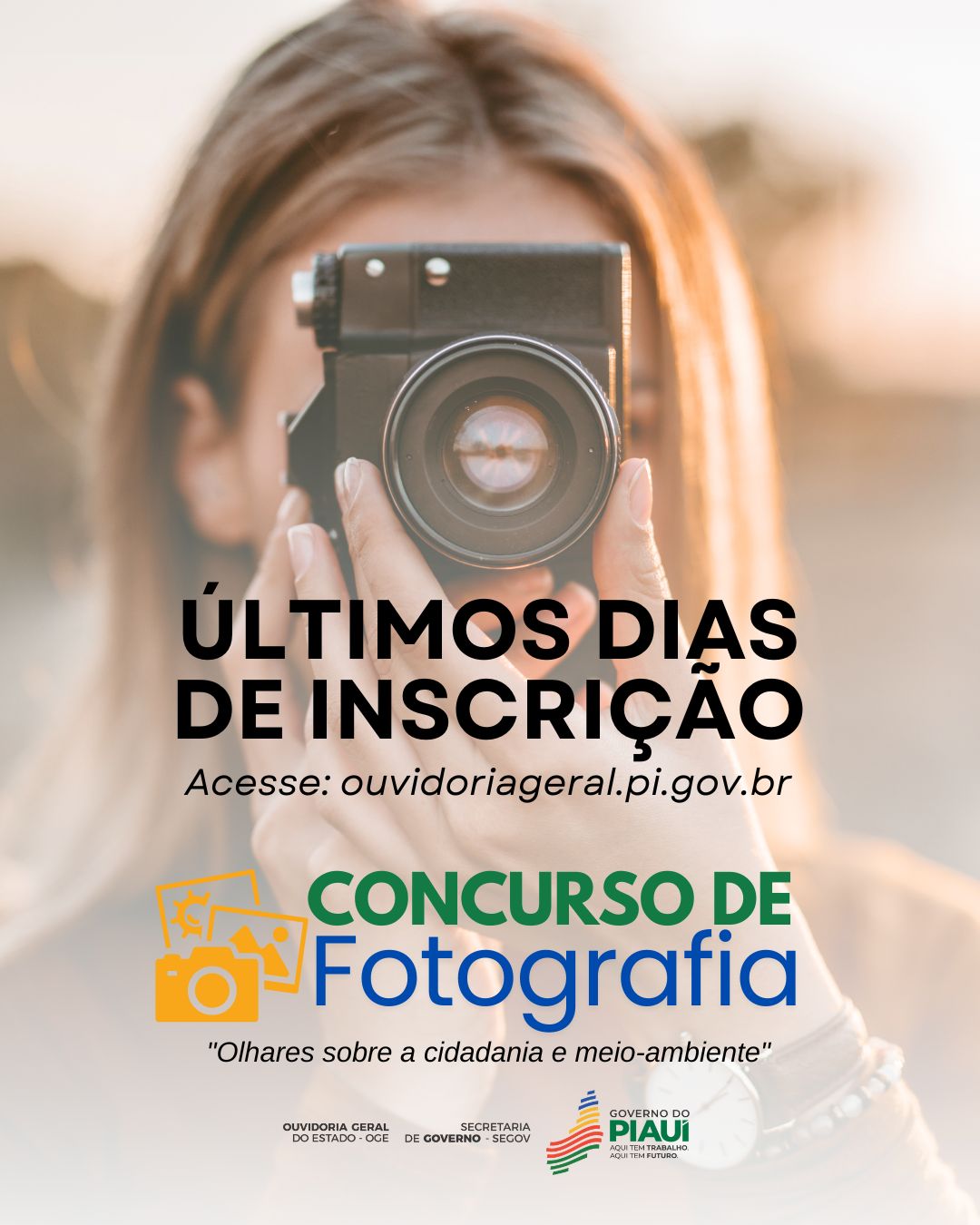 Inscrições para concurso de fotografia da Ouvidoria-Geral do Piauí terminam no dia 31 de outubro