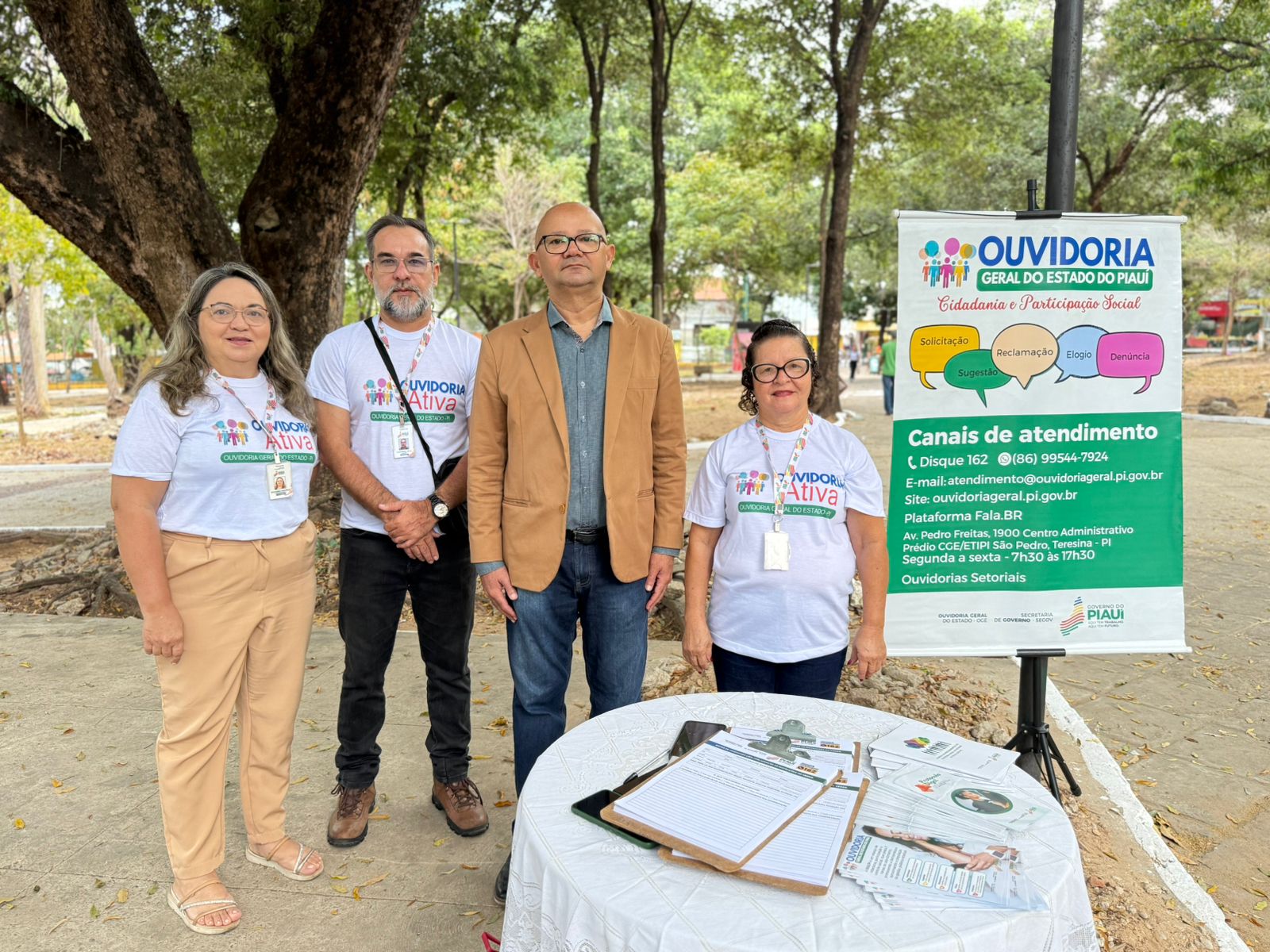 Ouvidoria na Praça tem edição especial em comemoração ao aniversário de Teresina