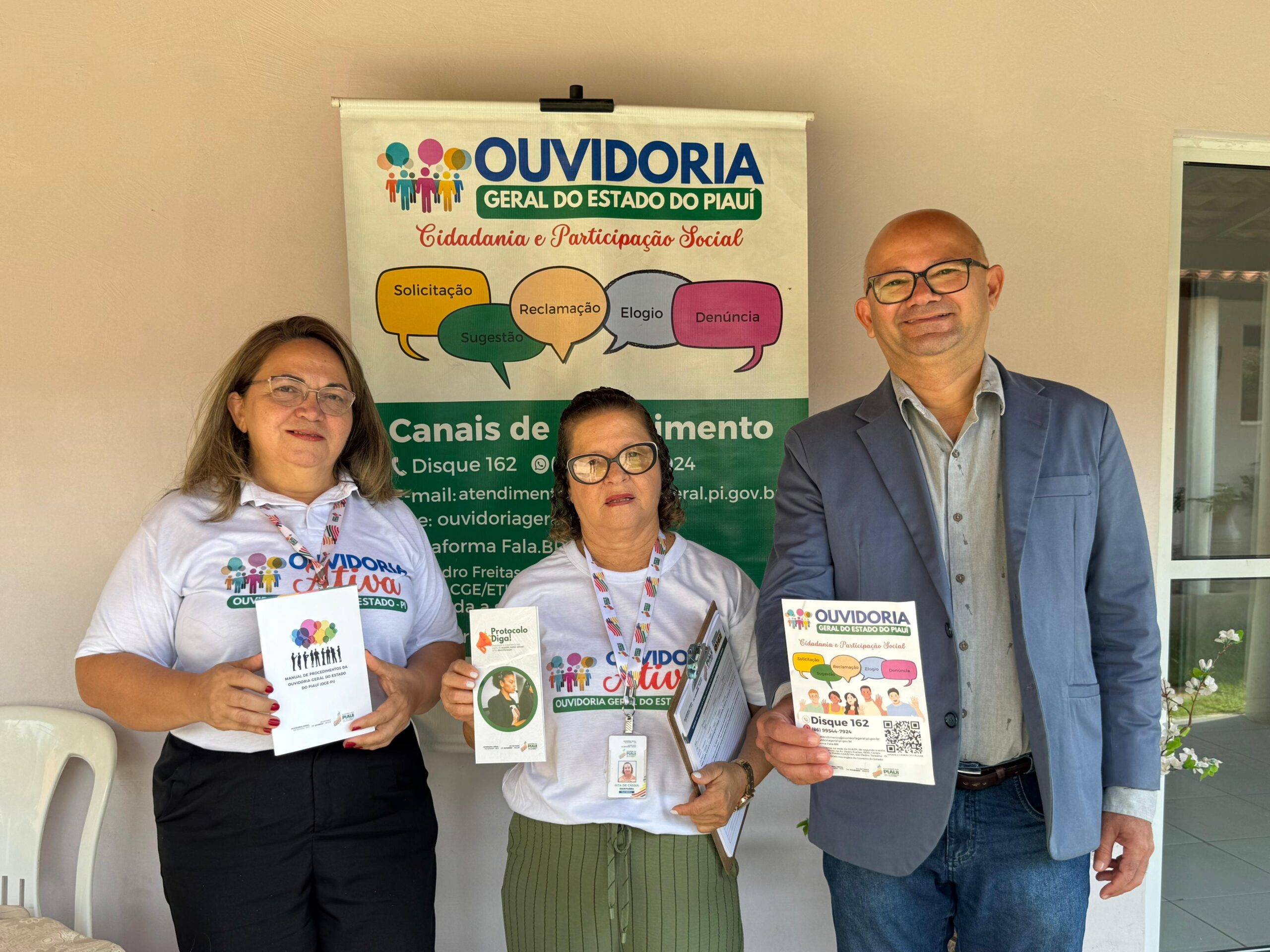 Ouvidoria-Geral do Estado reforça parceria com TJPI e leva atendimentos ao Projeto Justiça Itinerante em Teresina