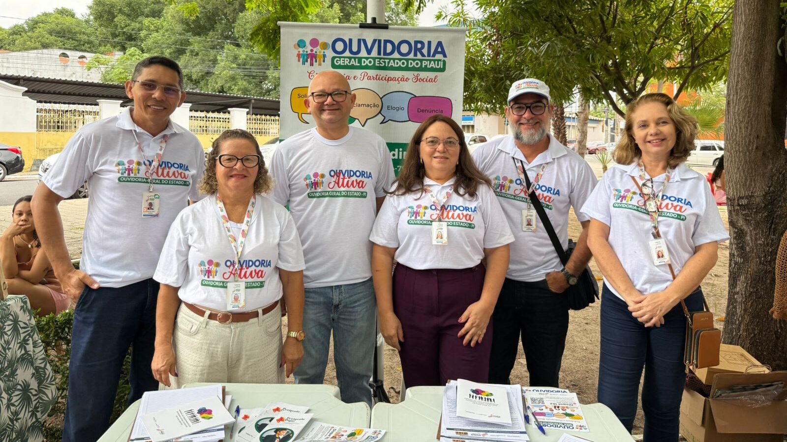 Ouvidoria-Geral do Estado realiza primeira edição do “Ouvidoria na Praça” em Teresina