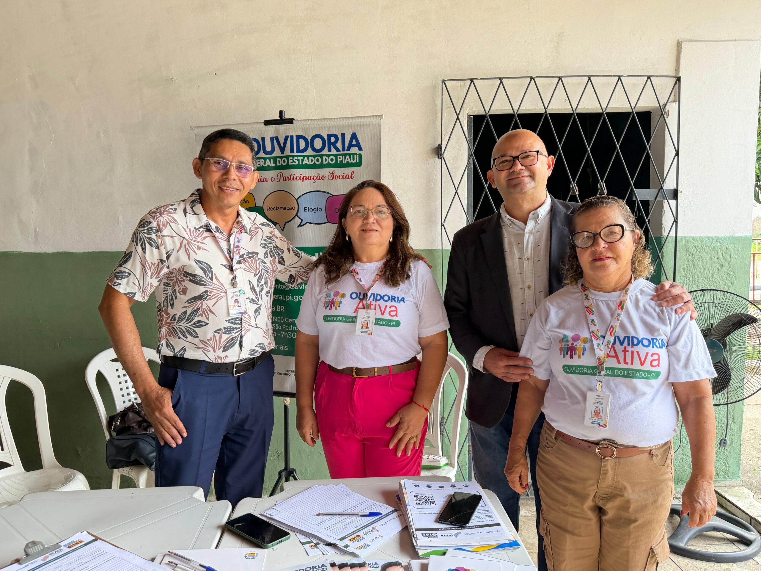 Ouvidoria-Geral do Estado participa de ação do Projeto Justiça Itinerante no bairro Santa Clara em Teresina